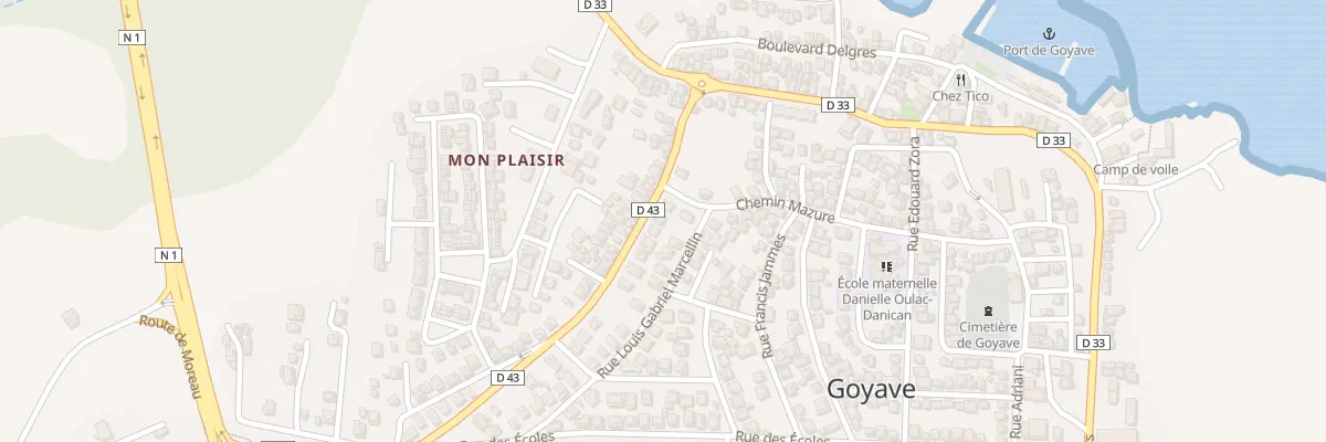 Plan du 602 Rue de l’Hermitage à Goyave