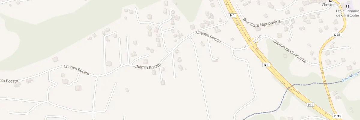 Plan du 331 Che Bocato à Goyave