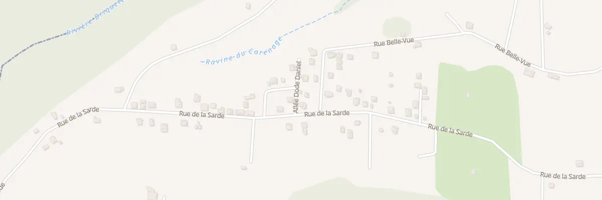 Plan du 2122 Rue Belle Vue à Capesterre-Belle-Eau