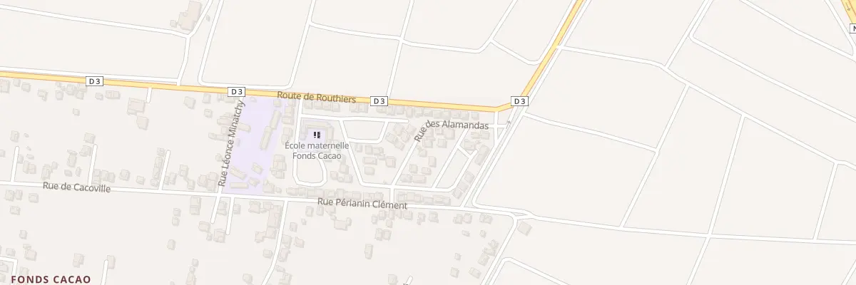 Plan du 143 Rue des Alamandas à Baie-Mahault
