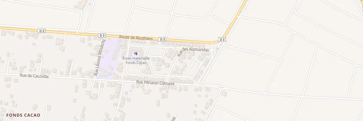 Plan du 159 Rue des Alamandas à Capesterre-Belle-Eau