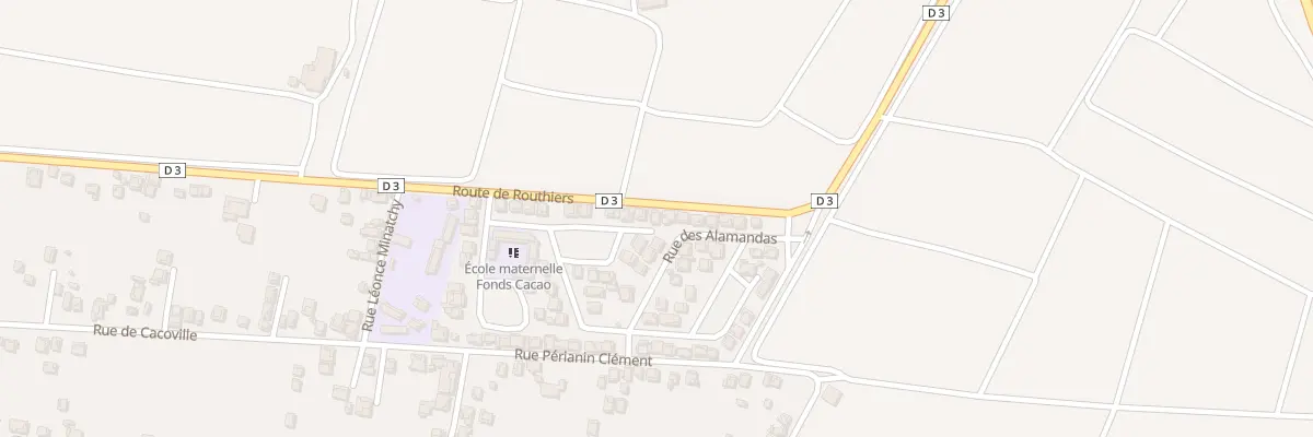 Plan du 9499A Rue des Alamandas à Capesterre-Belle-Eau