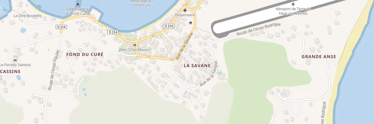 Plan du 6 All des Flamboyants à Terre-de-Haut