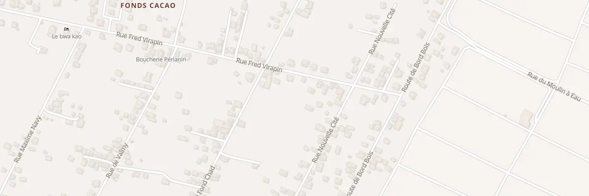 Plan du 407 Rue Fred Virapin à Capesterre-Belle-Eau