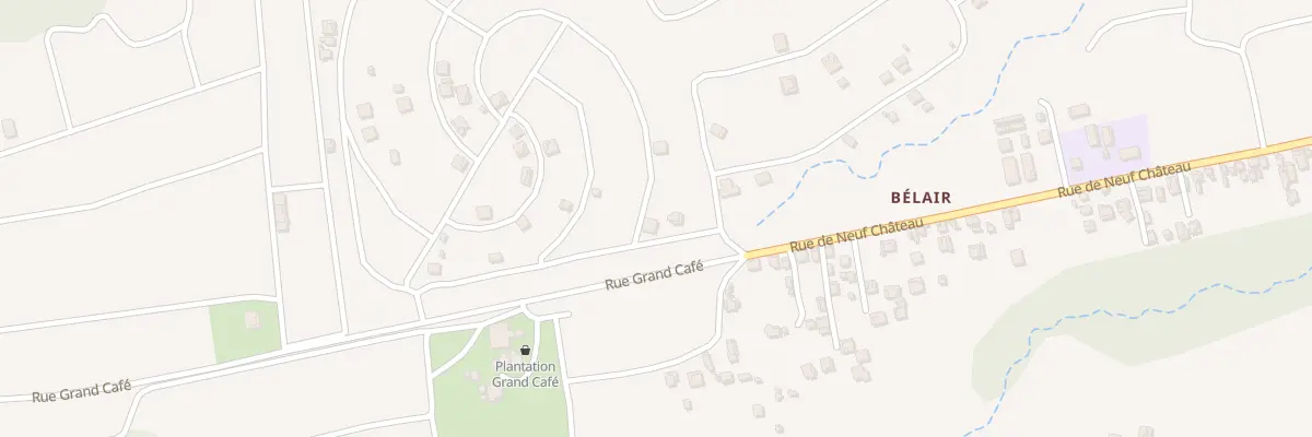 Plan du 9145 Rue Grand Café à Capesterre-Belle-Eau