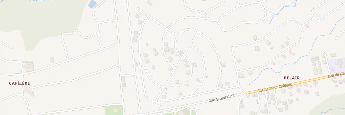 Plan du 1246 Belair à Capesterre-Belle-Eau