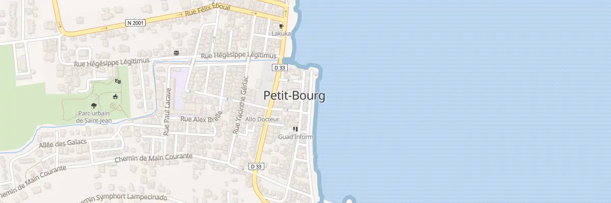 Plan du 13 Rue Alexandre Isaac à Petit-Bourg