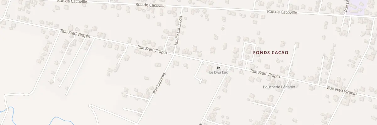 Plan du 1751 Rue Fred Virapin à Capesterre-Belle-Eau