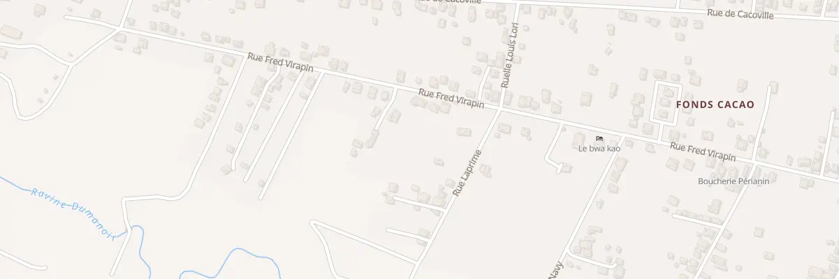 Plan du 1993 Rue Fred Virapin à Capesterre-Belle-Eau