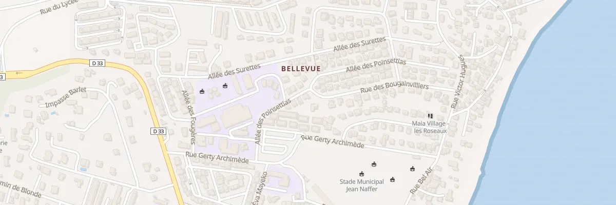 Plan du 8 All Poinsettia à Petit-Bourg