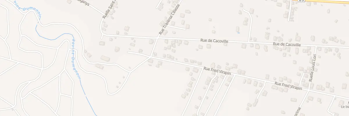Plan du 3354 Rue Fred Virapin à Capesterre-Belle-Eau