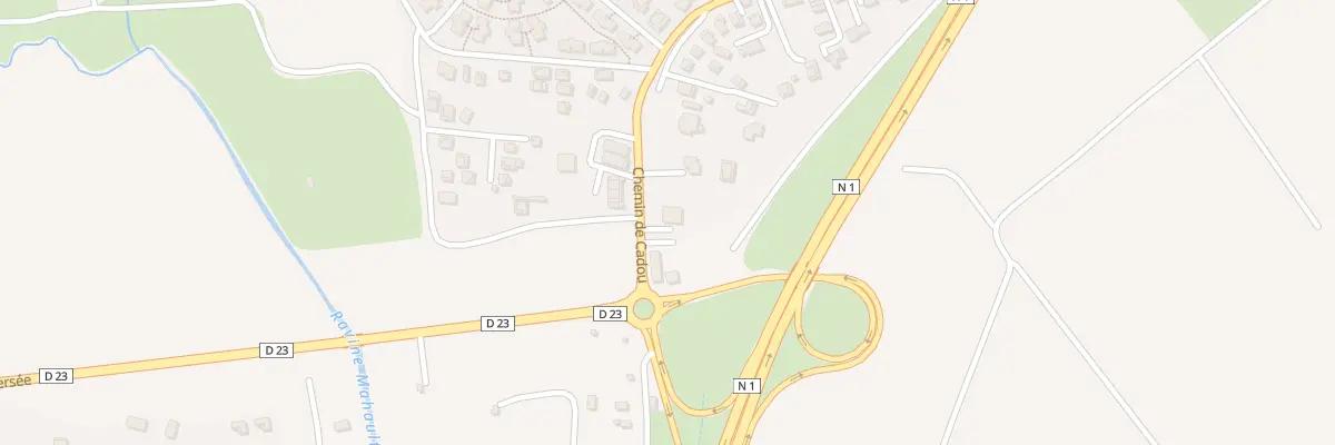 Plan du 80 Che de Cadou à Petit-Bourg