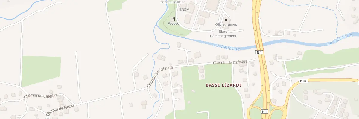 Plan du 316 Che de Cafeiere à Petit-Bourg
