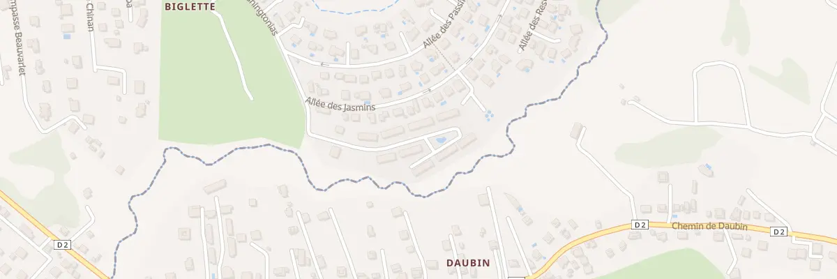 Plan de Res Les Jardins de Plaisance à Baie-Mahault
