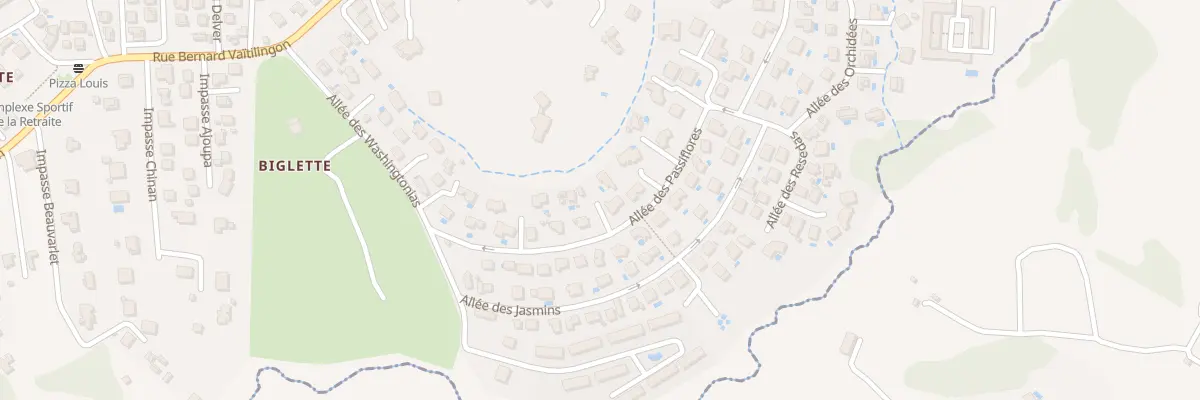 Plan du 99 Lot Biglette A Plaisance à Baie-Mahault