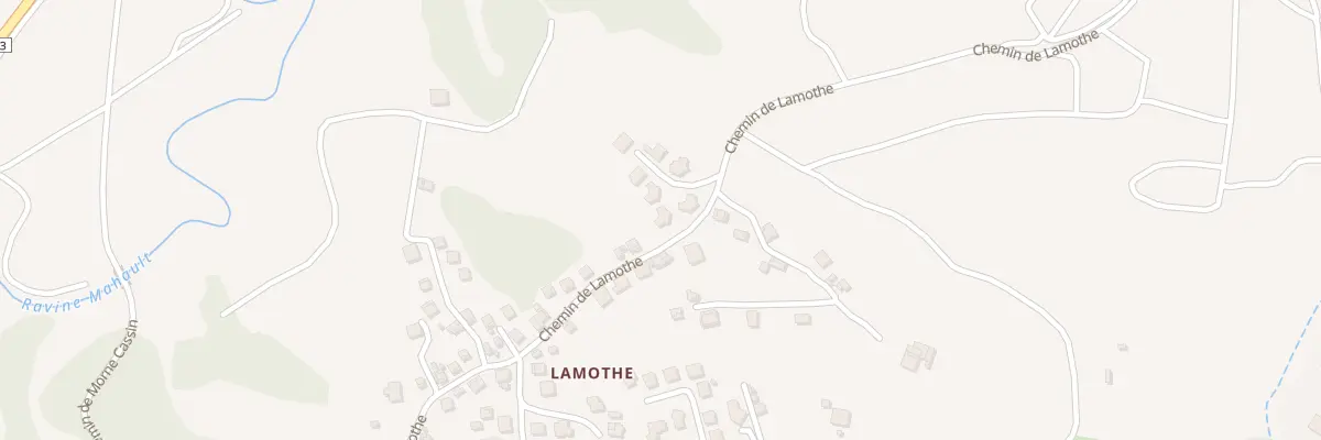 Plan du 1159B Che de Lamothe à Petit-Bourg