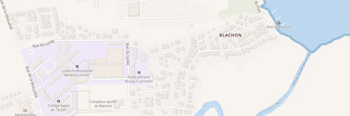 Plan du 2363 Rue de Blachon à Lamentin