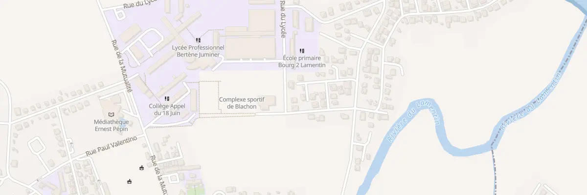 Plan du 2355 Rue de Blachon à Lamentin