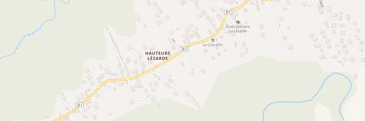 Plan du 395 Che Hauteurs Lézarde à Petit-Bourg