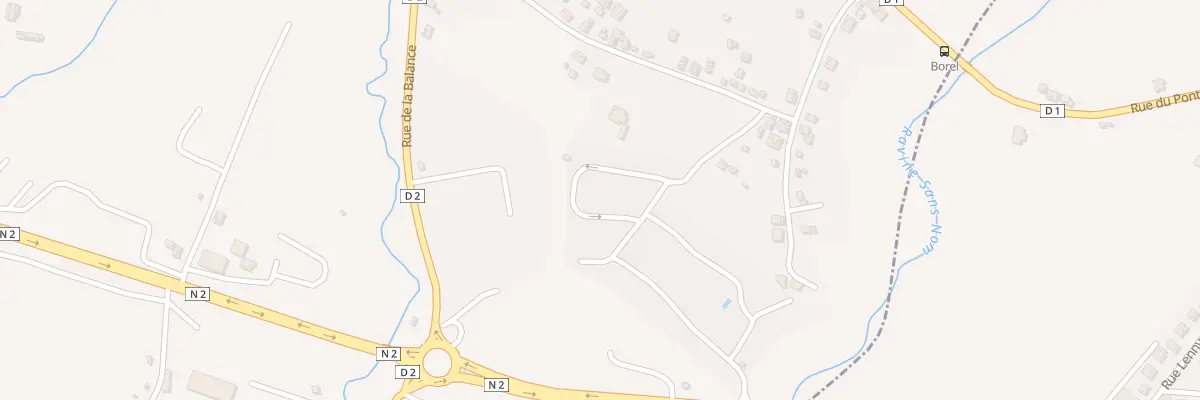 Plan de Res Les Hauts de Borel à Lamentin