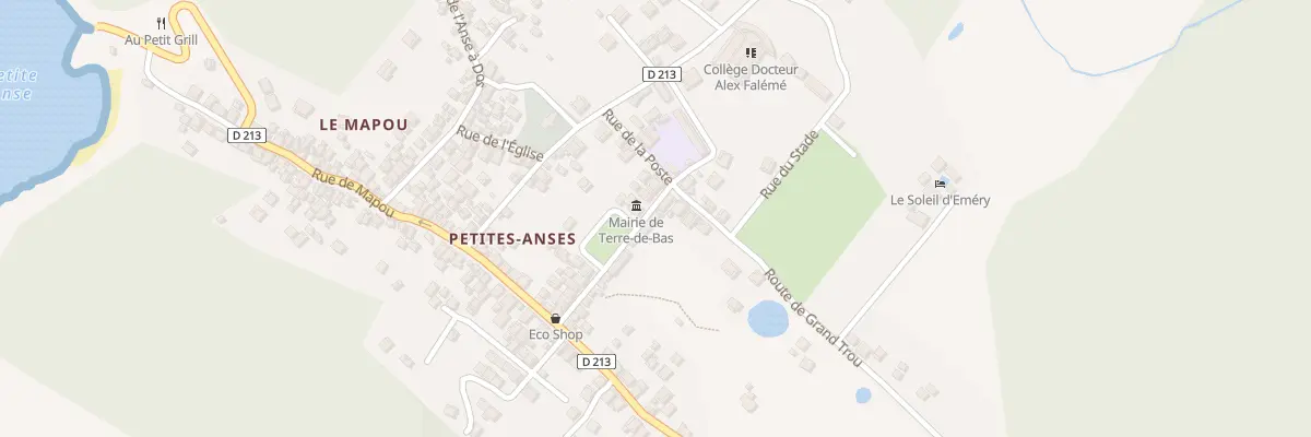Plan du 154 Rue de la Mairie à Terre-de-Bas