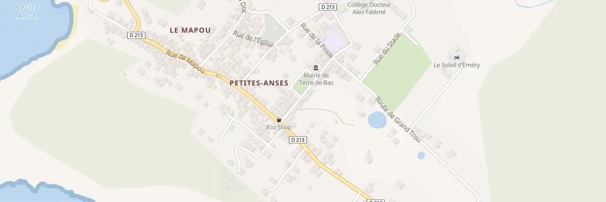 Plan du 76 Rue de la Mairie à Terre-de-Bas