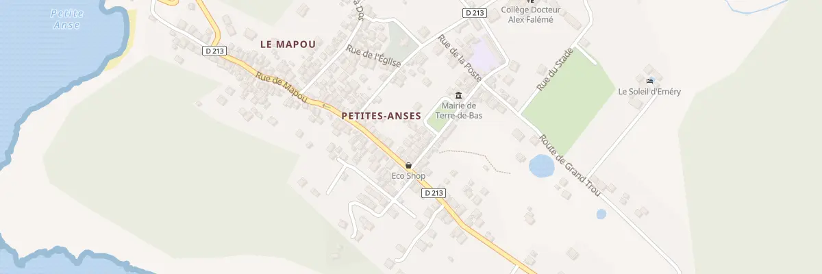 Plan du 86B All des Amandiers à Terre-de-Bas