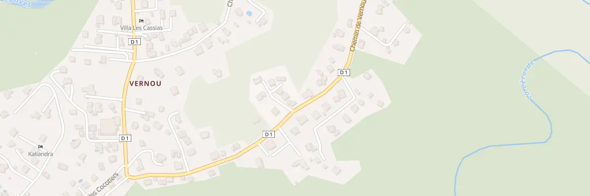 Plan du 1 Che de Vernou à Petit-Bourg