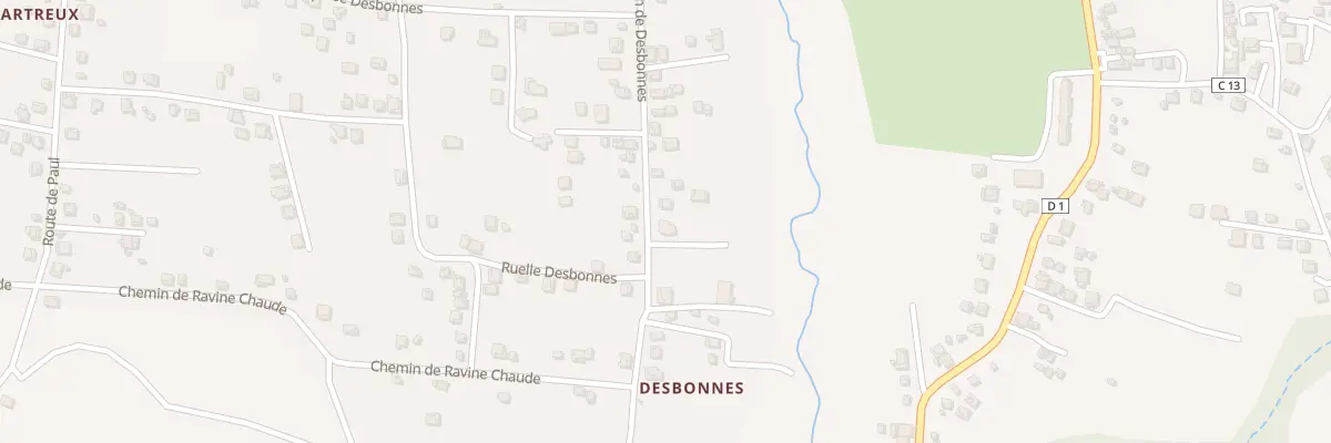 Plan du 2793 Che de Desbonne à Capesterre-de-Marie-Galante