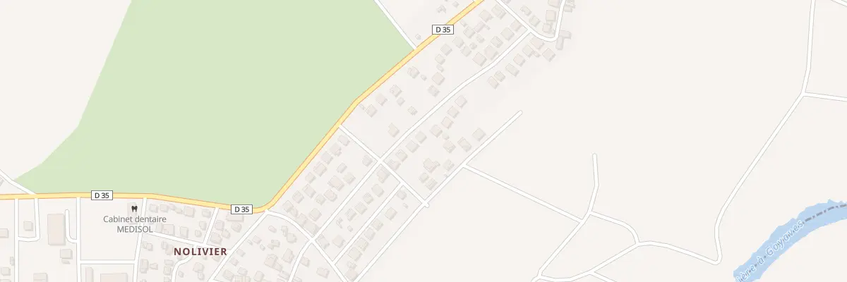 Plan du 7950 Subercazeau à Sainte-Rose