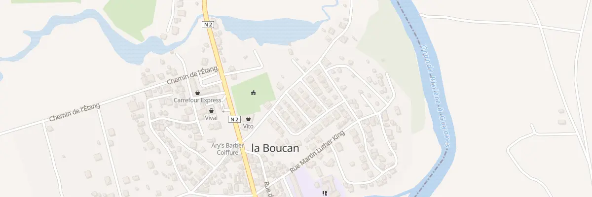 Plan du 7974 La Boucan à Sainte-Rose