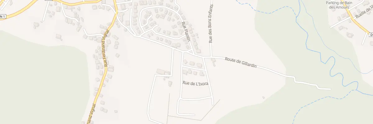 Plan du 360 Rte de Gillardin à Gourbeyre