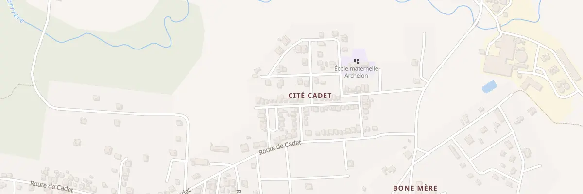 Plan du 6567 Cite Cadet à Sainte-Rose