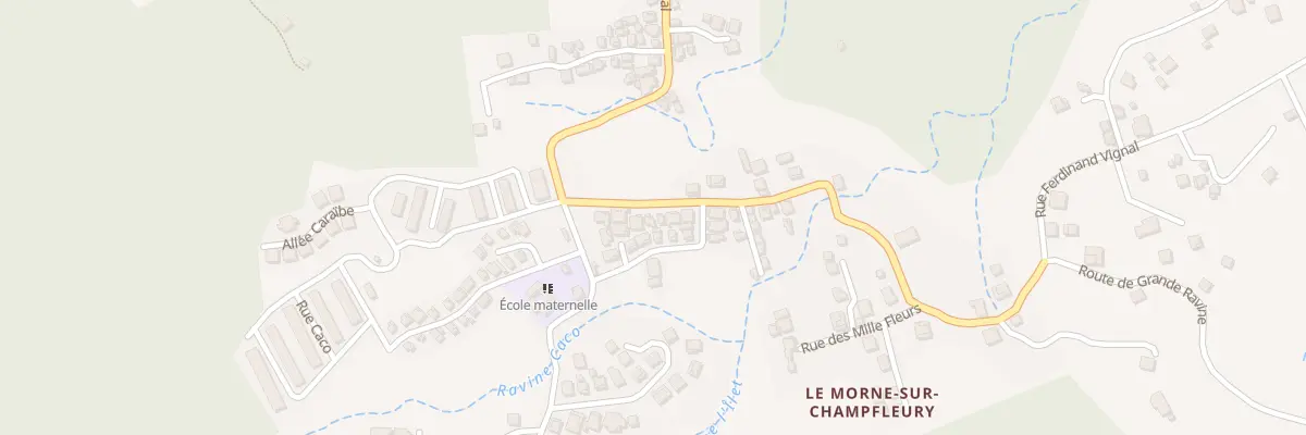 Plan du 1301 Rue Ferdinand Vignal à Gourbeyre