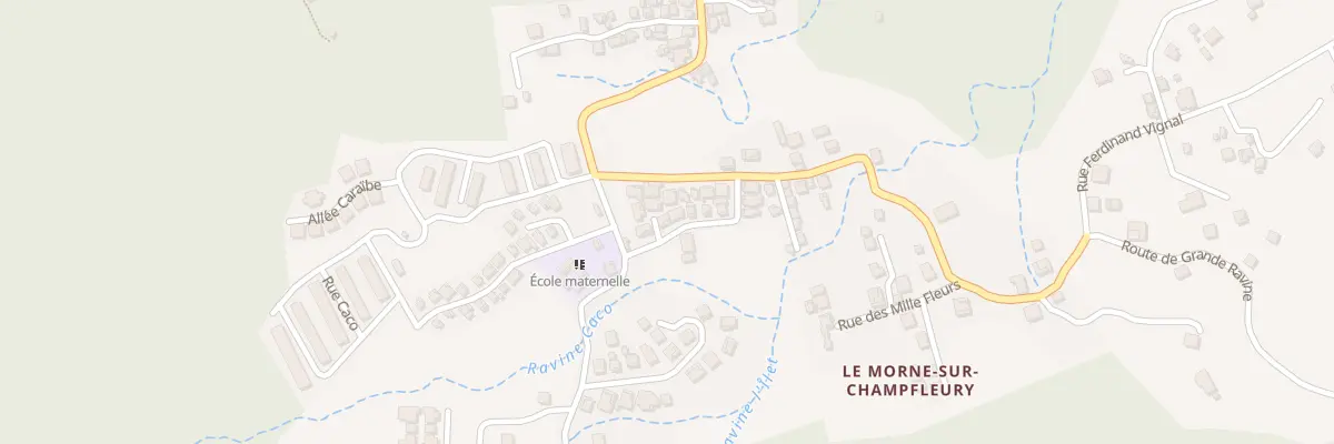 Plan du 57 Rue du Morne Cadet à Gourbeyre