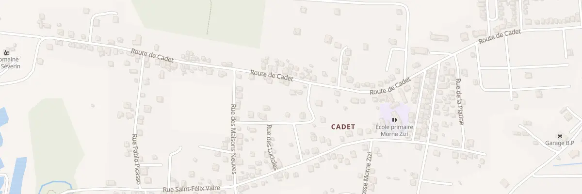 Plan du 7922 Cadet à Sainte-Rose