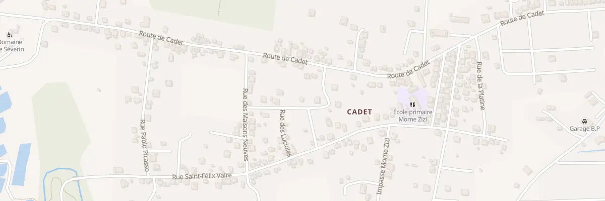 Plan du 6753 Cadet à Sainte-Rose