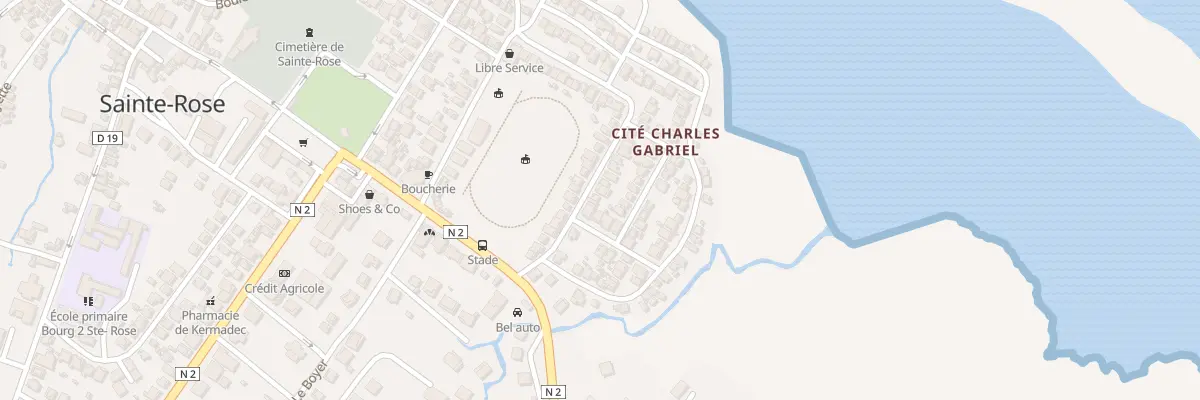 Plan du 5672 Cite Charles Gabriel à Sainte-Rose