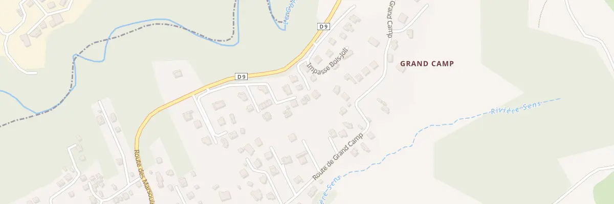 Plan du 9289 Rte de Grand Camp à Gourbeyre