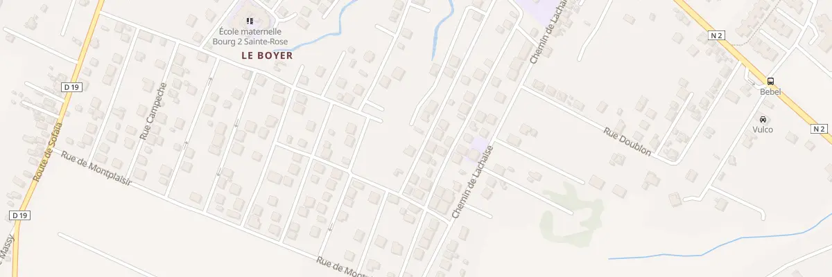 Plan du 1082 Le Boyer à Sainte-Rose