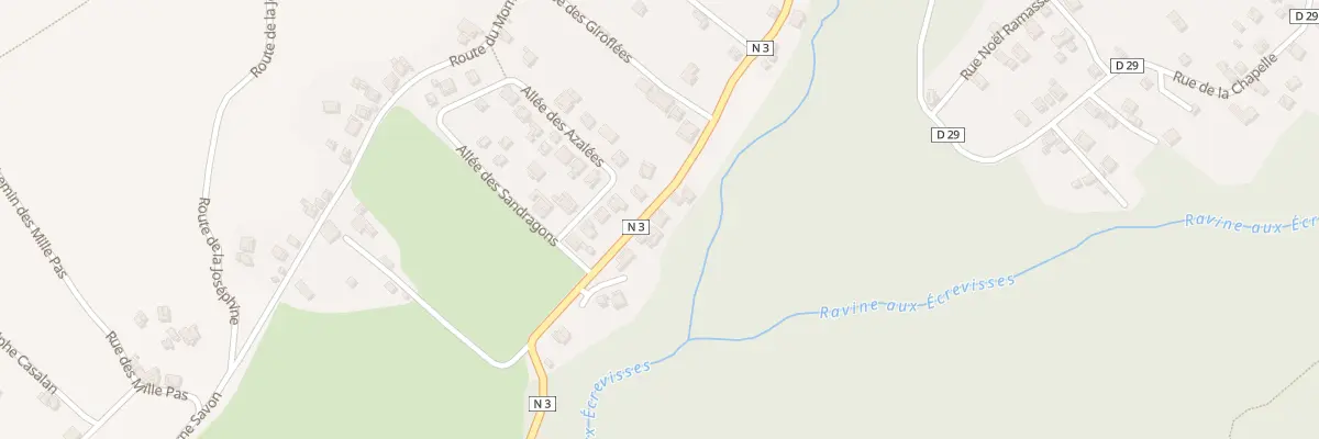 Plan du 1400 Rte de Matouba à Saint-Claude