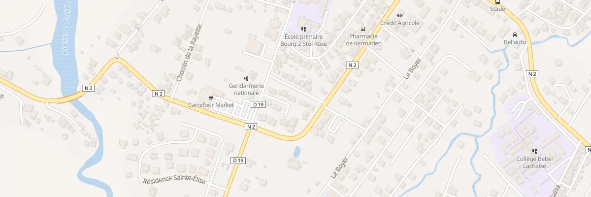 Plan du 5539 Cite des Fonctionnaires à Sainte-Rose