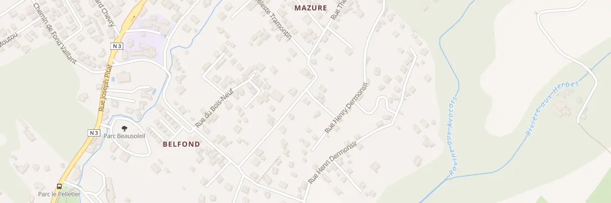Plan du 295 Rue Thernisien Leuginer à Saint-Claude