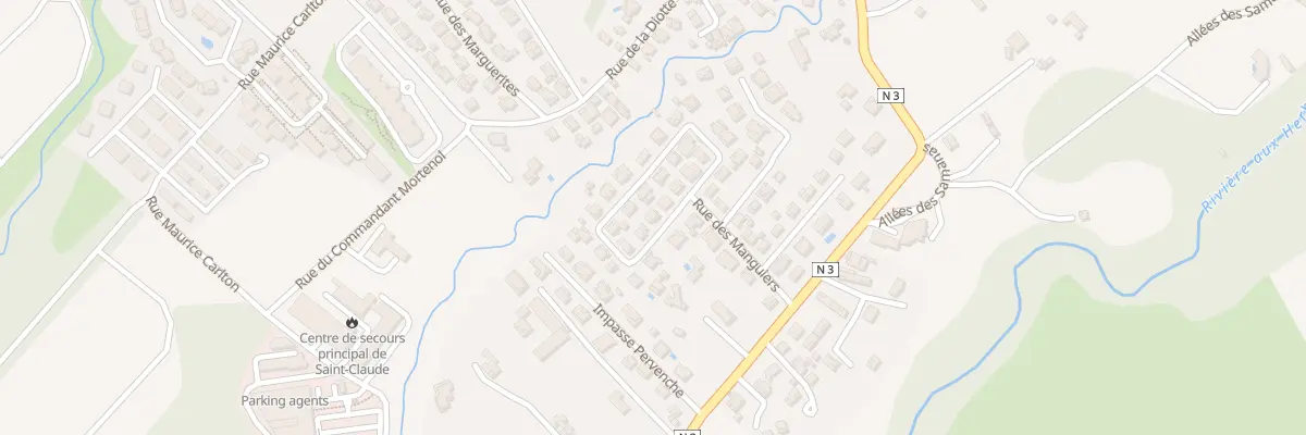 Plan du 509 Rue des Manguiers à Saint-Claude