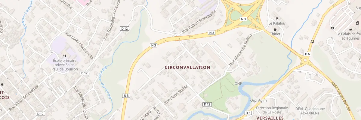 Plan du 561 Che de Circonvallation à Basse-Terre