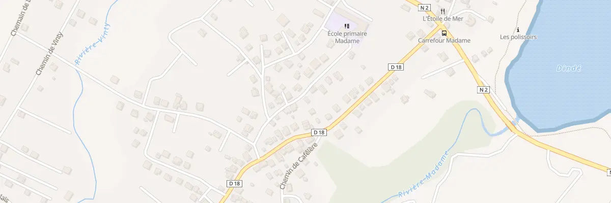 Plan du 346 Che de Bachelier à Sainte-Rose