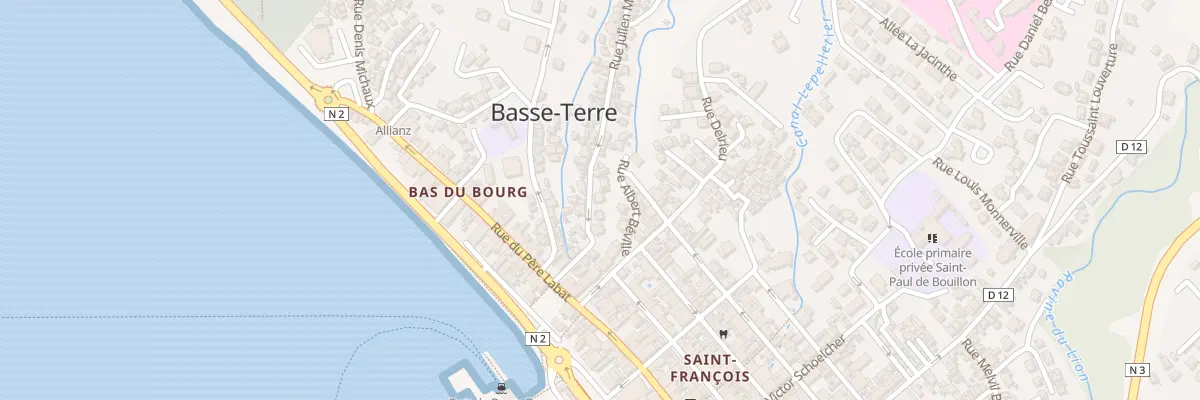 Plan du 114 Rue Julien Mallian à Basse-Terre