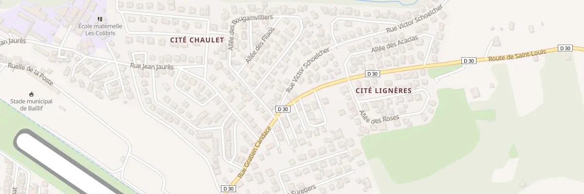Plan du 71 Rte de Saint-Louis à Baillif