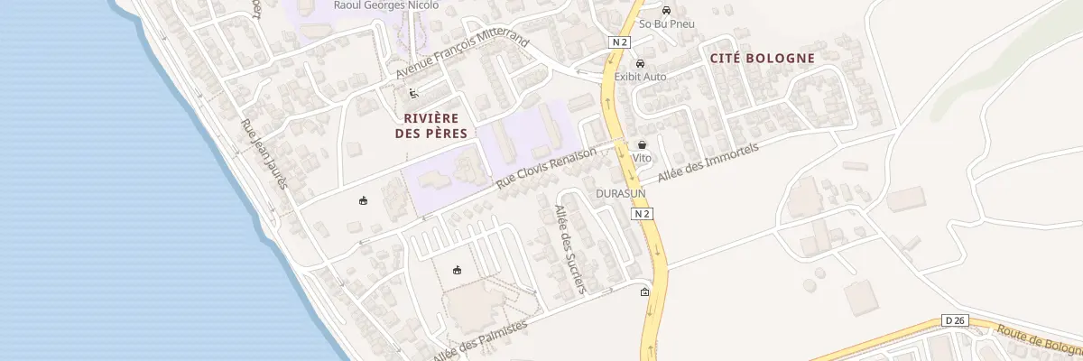 Plan du 21 Rue Clovis Renaison à Basse-Terre