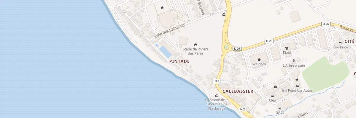 Plan du 2 Rue Sylvère Cabrera à Basse-Terre